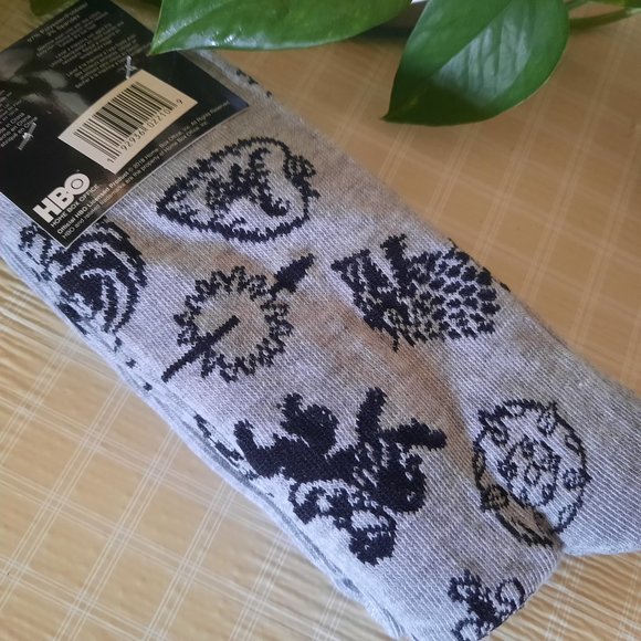 GAME OF THRONES Limited Edition 2 Pair Adult Crew Socks - NWT! - Picture 6 of 15